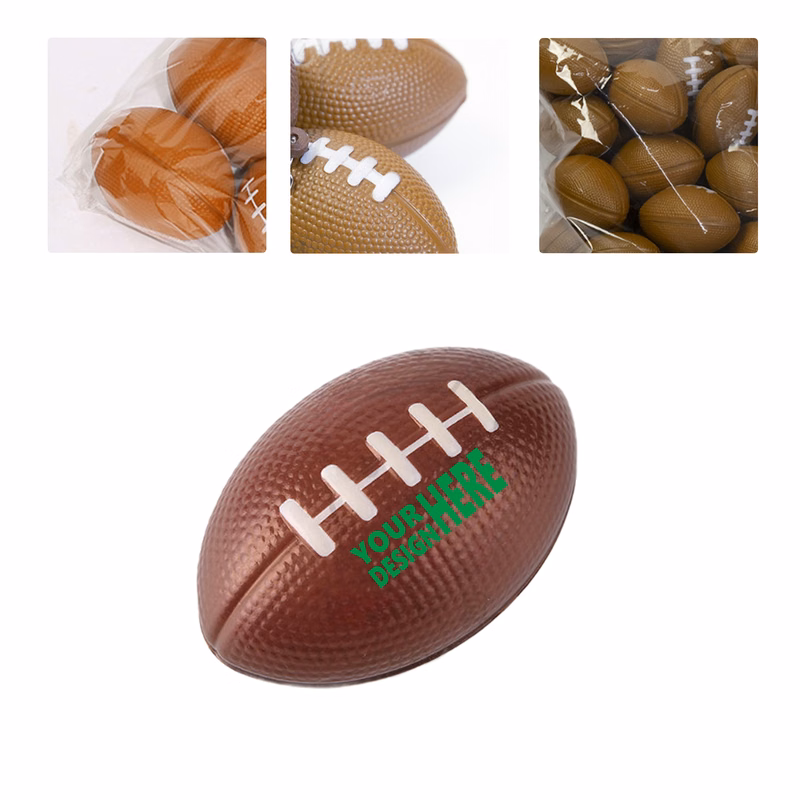 MOQ50 Custom PU Foam Football Stress Ball
