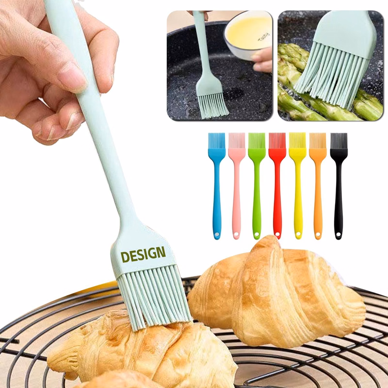 MOQ 50 Heat Resistant Silicone Grill Brush