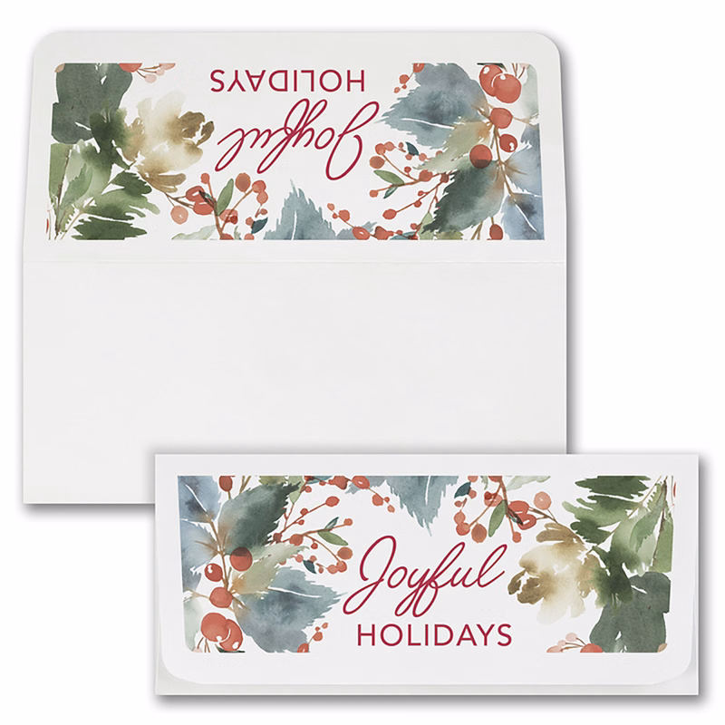 Joyful Greens Currency Envelope