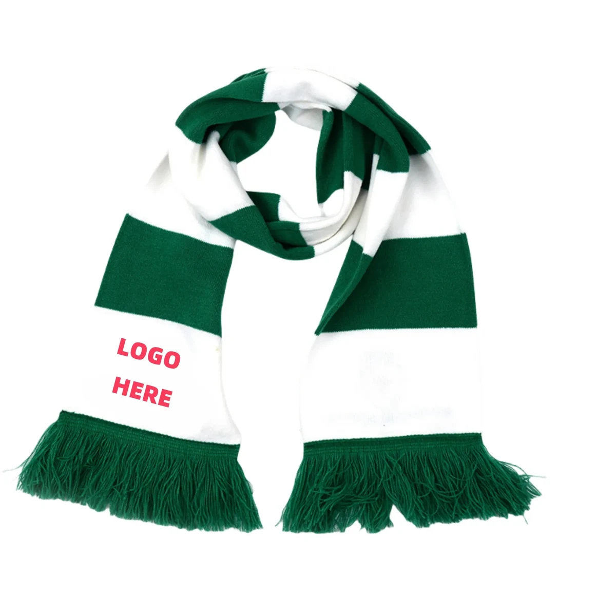 Premium Jacquard Knit Soccer Fan Scarf 1
