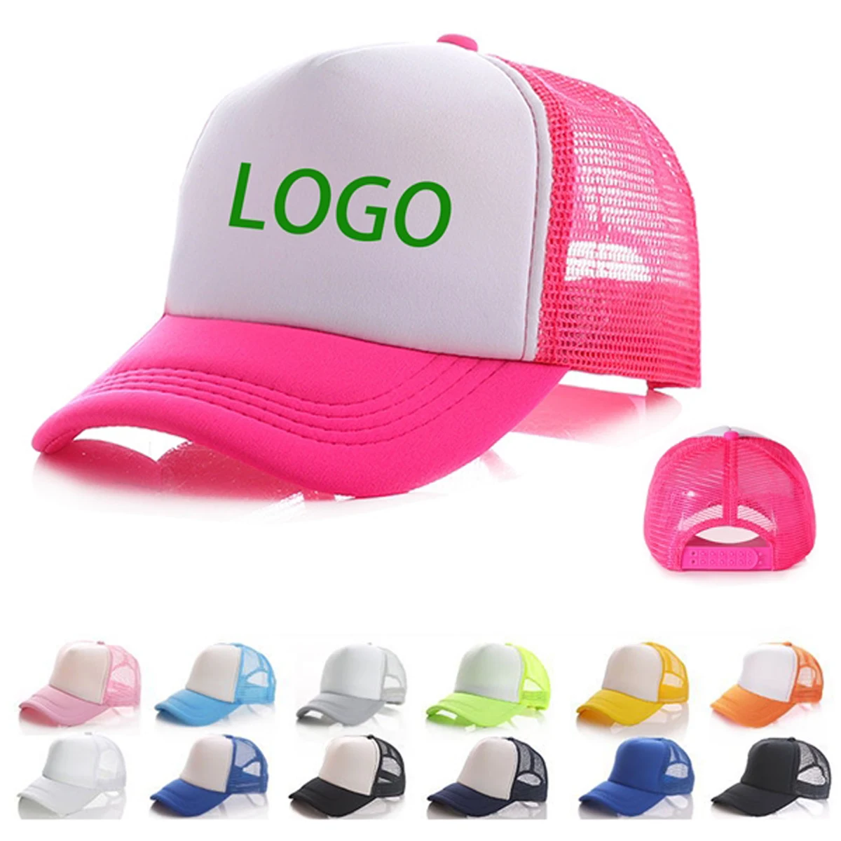 Mesh Back Sponge Bassball Cap 1