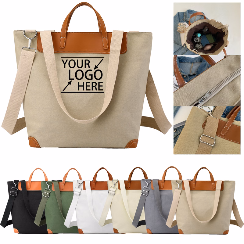 Single-Shoulder Canvas Tote Bag