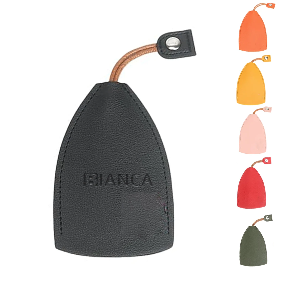 Creative PU Leather Car Case Mini Pull-Out Key Holder 1