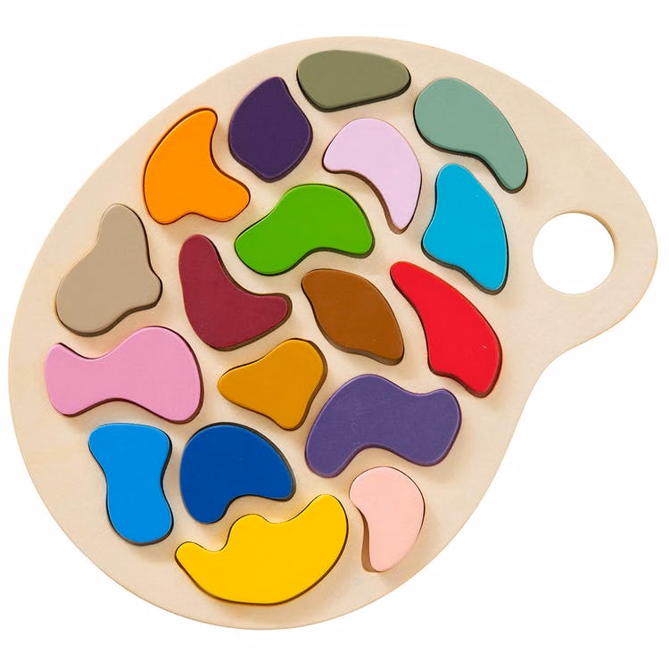Artist Palette Puzzle - 18 Pieces