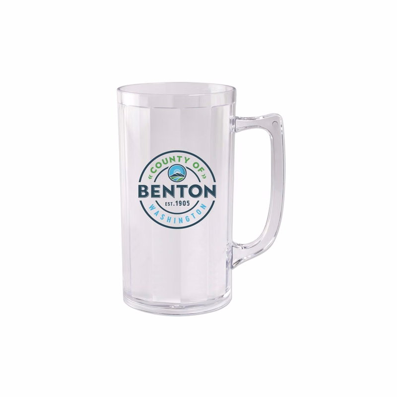 5 Oz Plastic Fluted Beer Mug Sampler with Handle