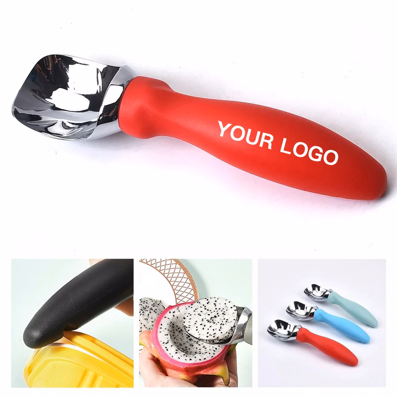 Metal Dessert Scoop with Ergonomic Grip