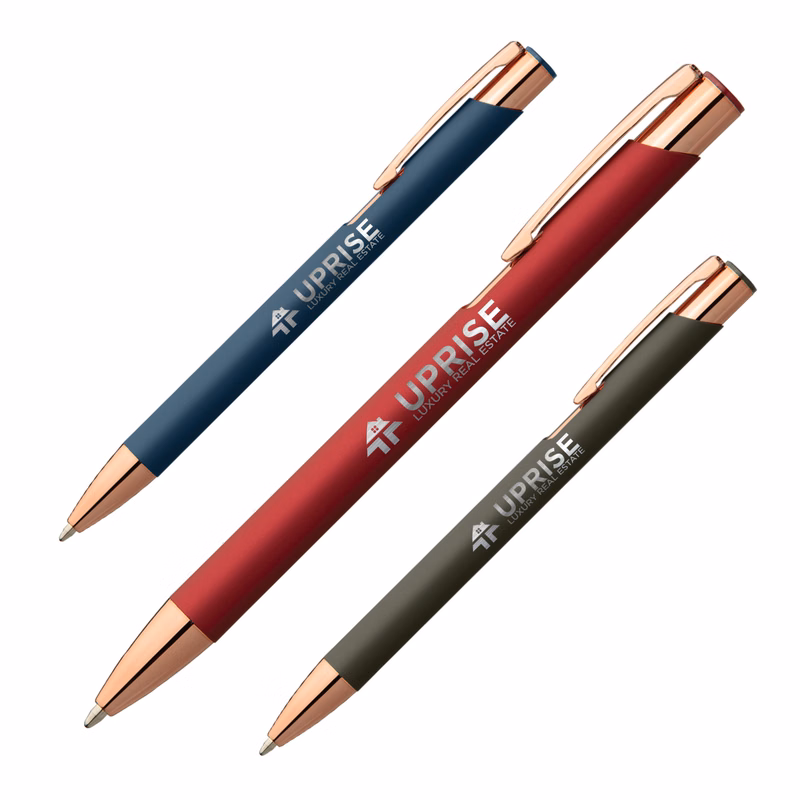 Leo Softy Rose Gold Metal Pen (Engraved Imprint)