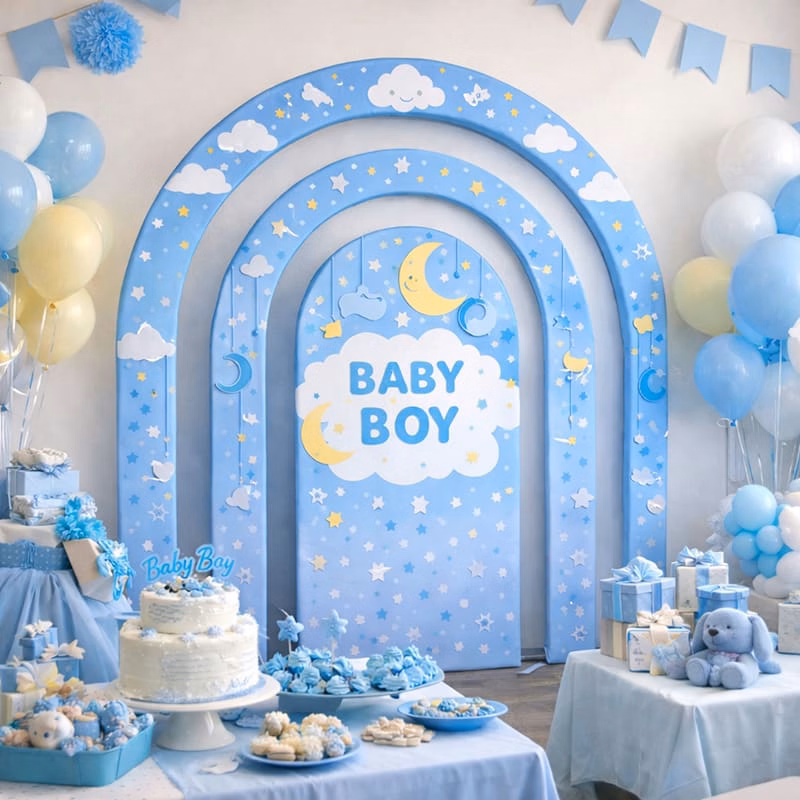 Rainbow Multi-Tier Arch Backdrop