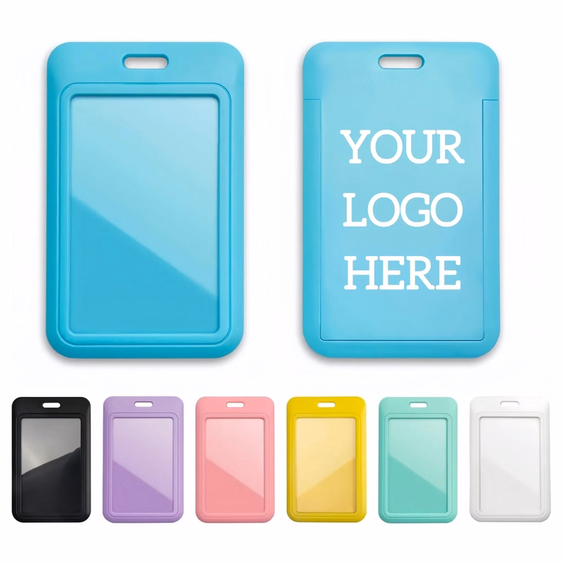 Sliding ID Badge Holder with Clear Window
