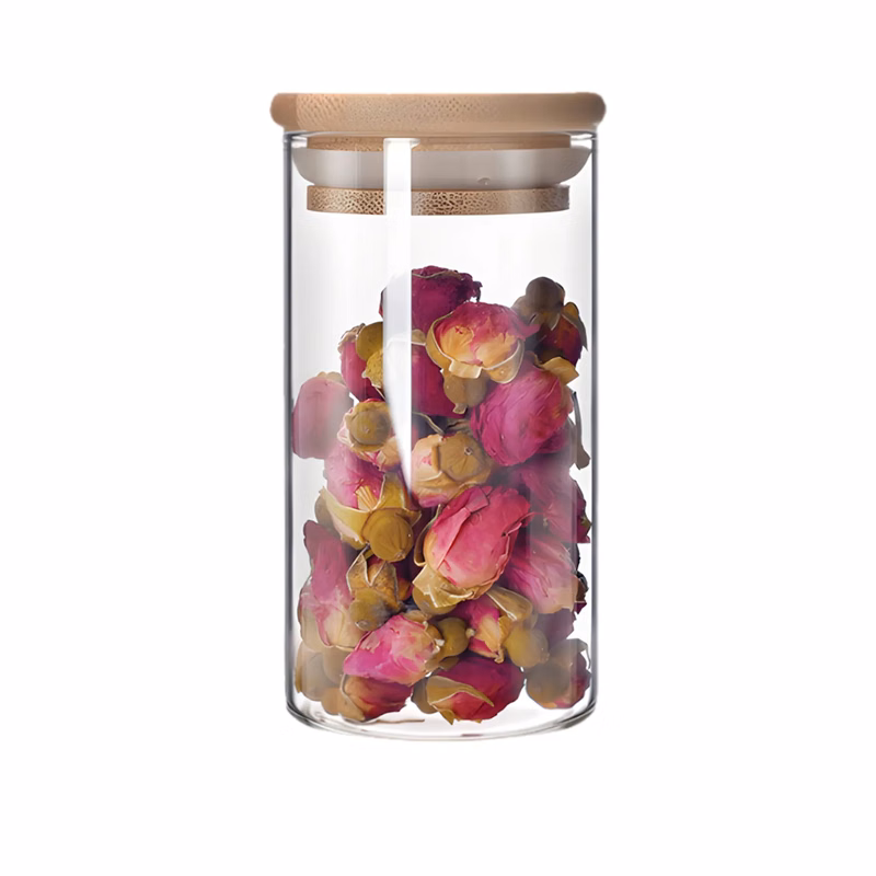 Canister with Bamboo Lid