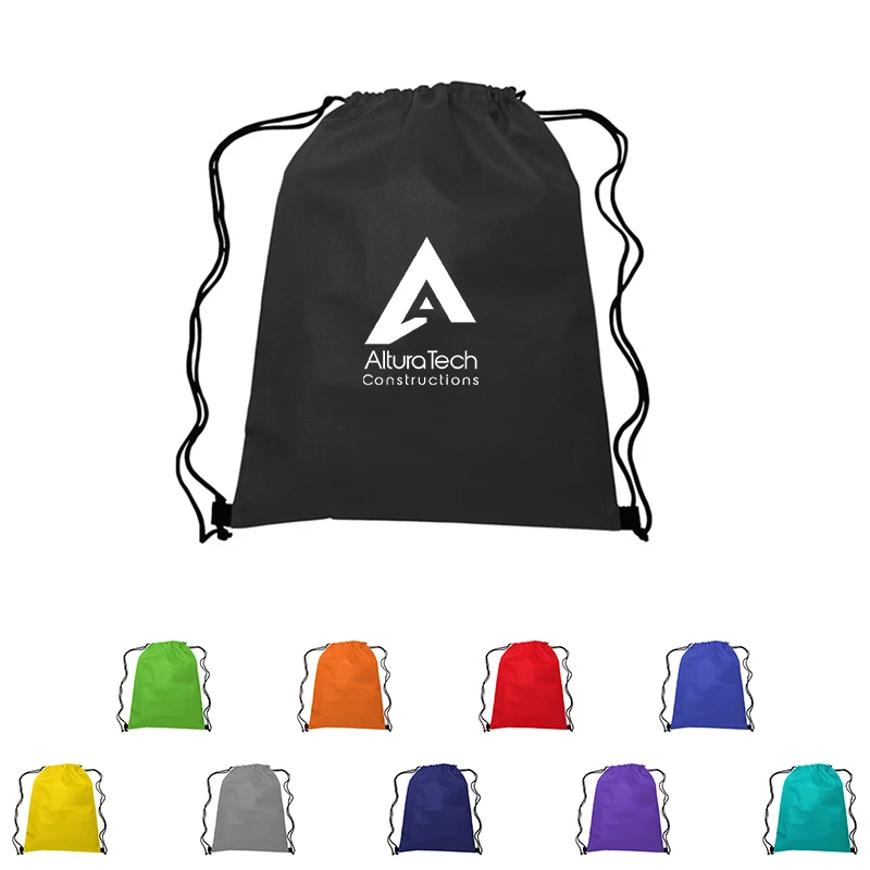 13.5"w x 16.5"h Drawstring Non-Woven Bag 1