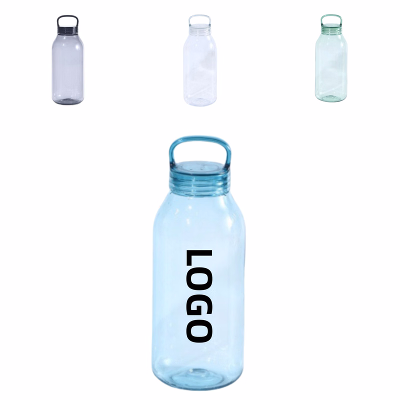 Sports Plastic Bottle Transparent With Handle