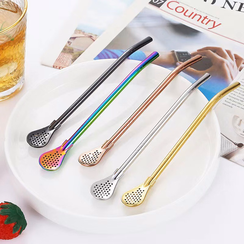 Detachable Straws Spoon