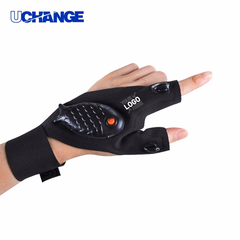 LED Fishing Gloves with Finger Light