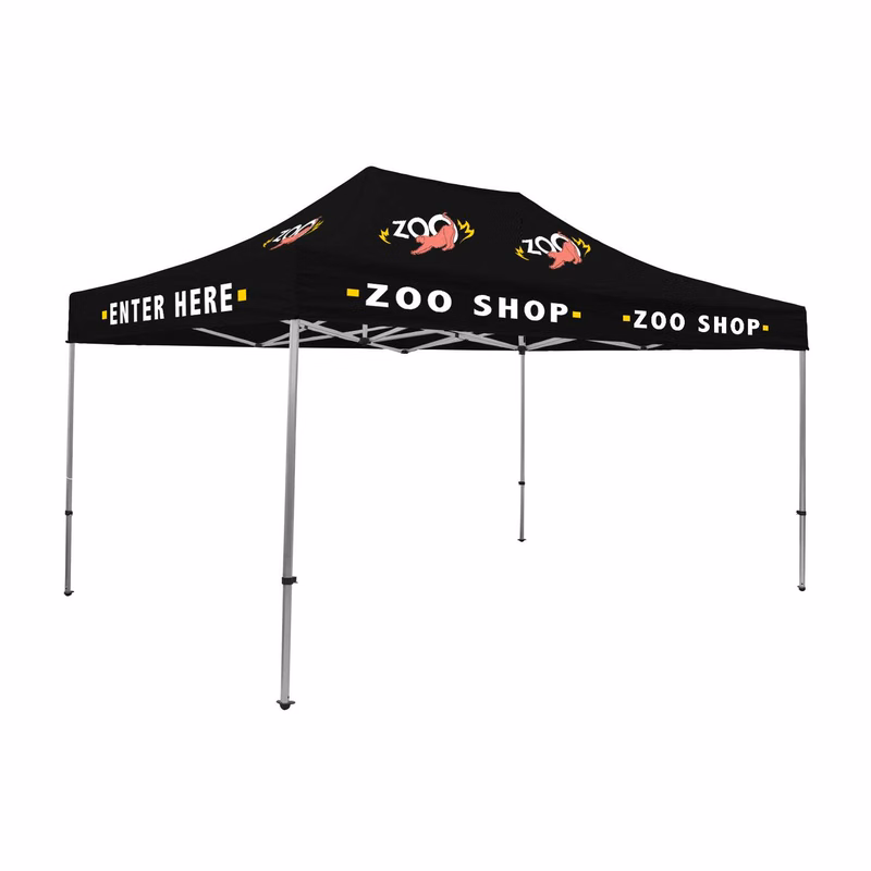15' Premium Tent Kit (Imprinted, 9 Locations)