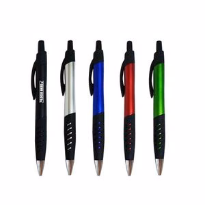 Round Clip Anti Slippy Ballpoint Pen