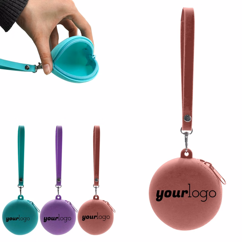 Compact Silicone Coin Pouch Case