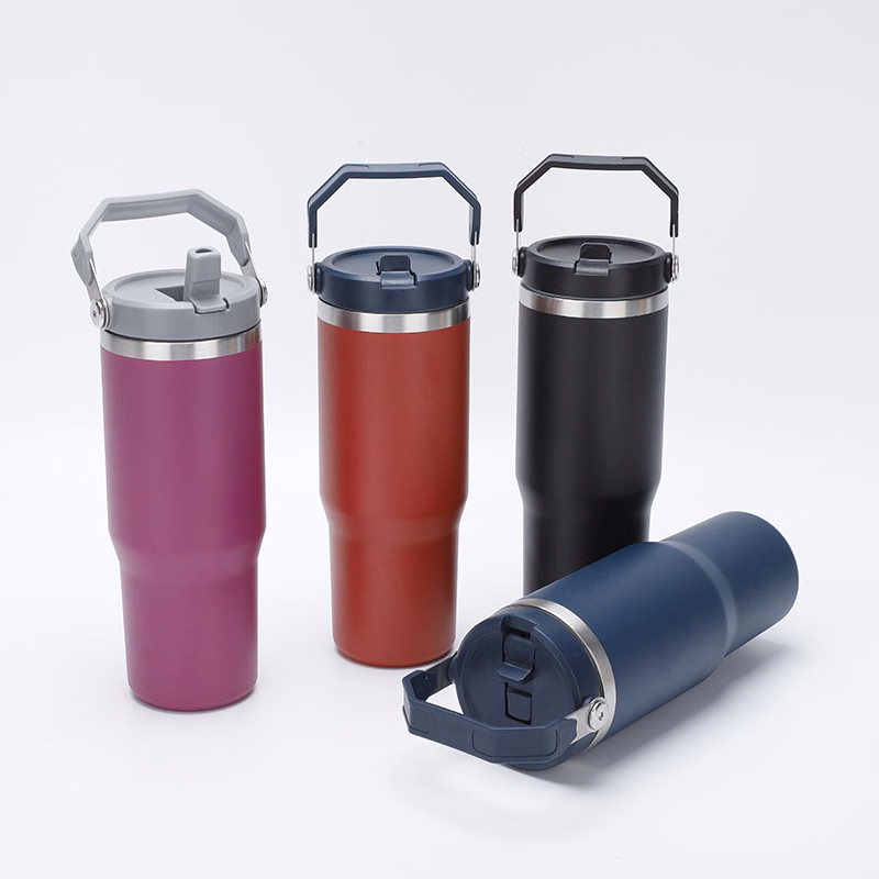 40oz Travel Vacuum Tumbler With Handle