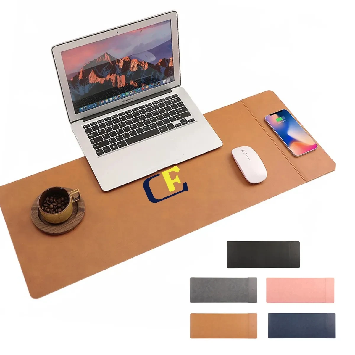 Large Mouse Pad with 15w Fast Wireless Charger 1
