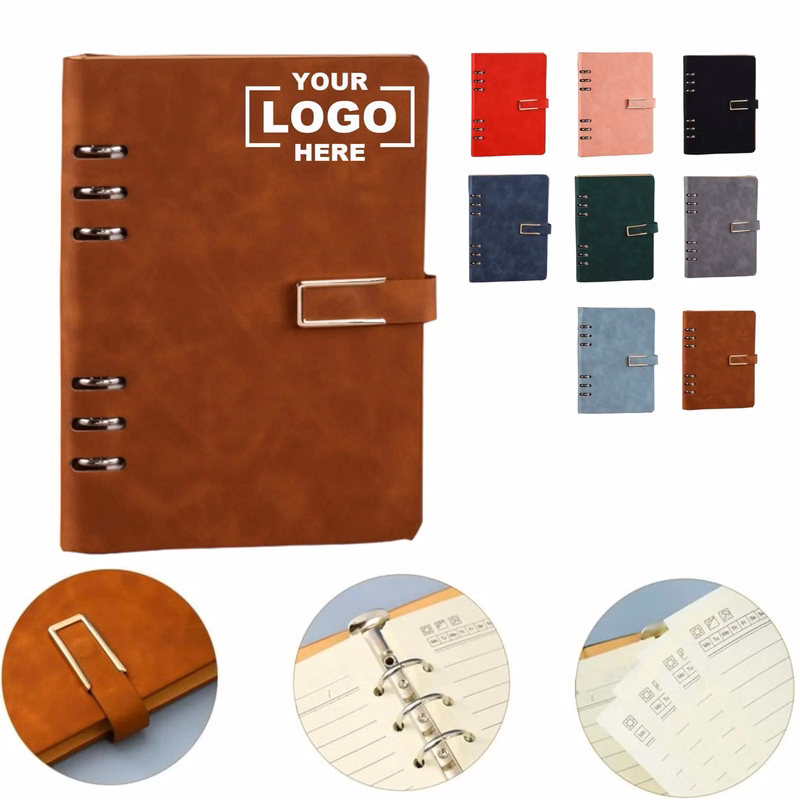 Ring Binder Magnetic Snap Closure Notebook