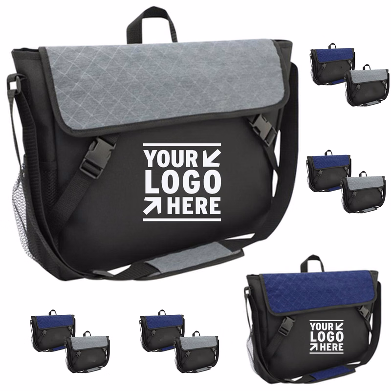 Custom Printed Diamond Messenger Bag