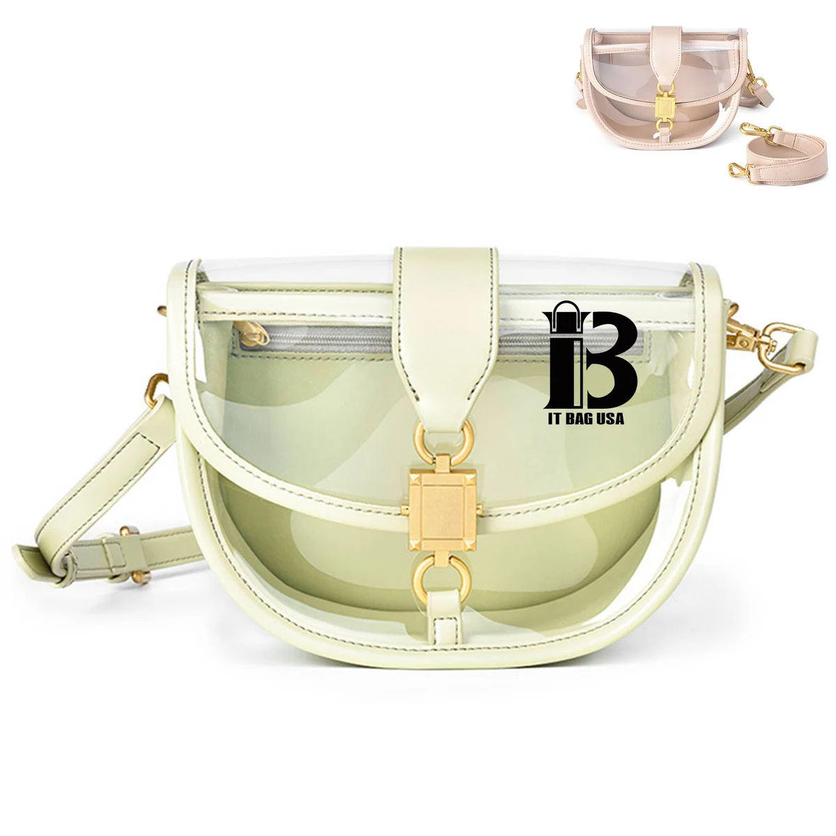 Clear Jelly Clutch Bag for Women and Girls 1