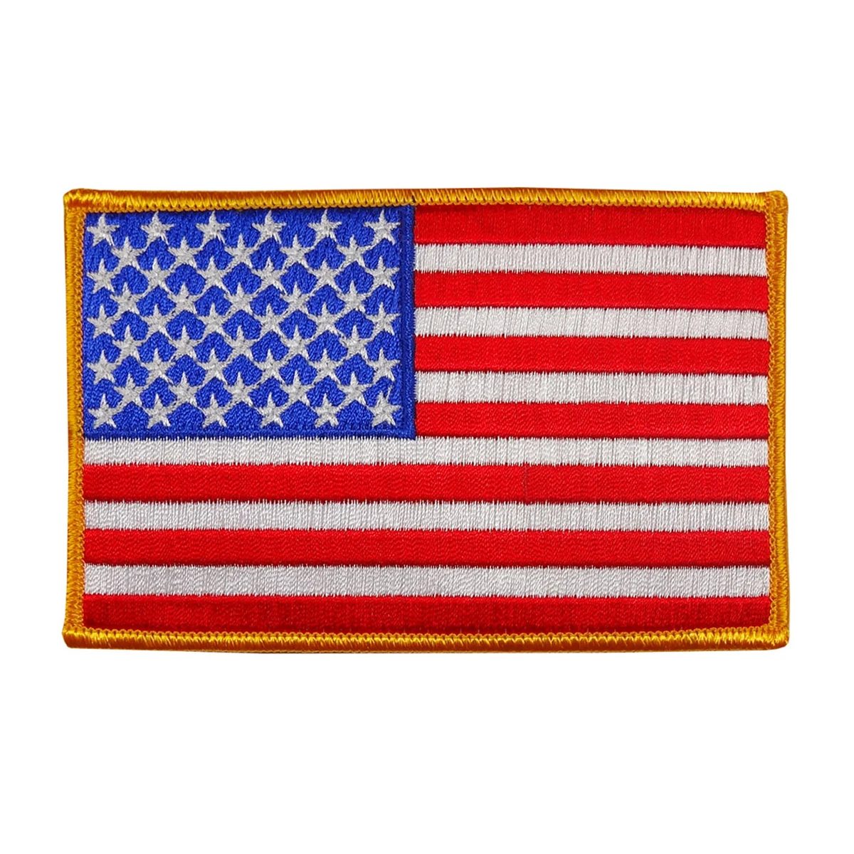 USA - American Flag Embroidered Patch - 3" x 4 3/4" - EAF-4 1