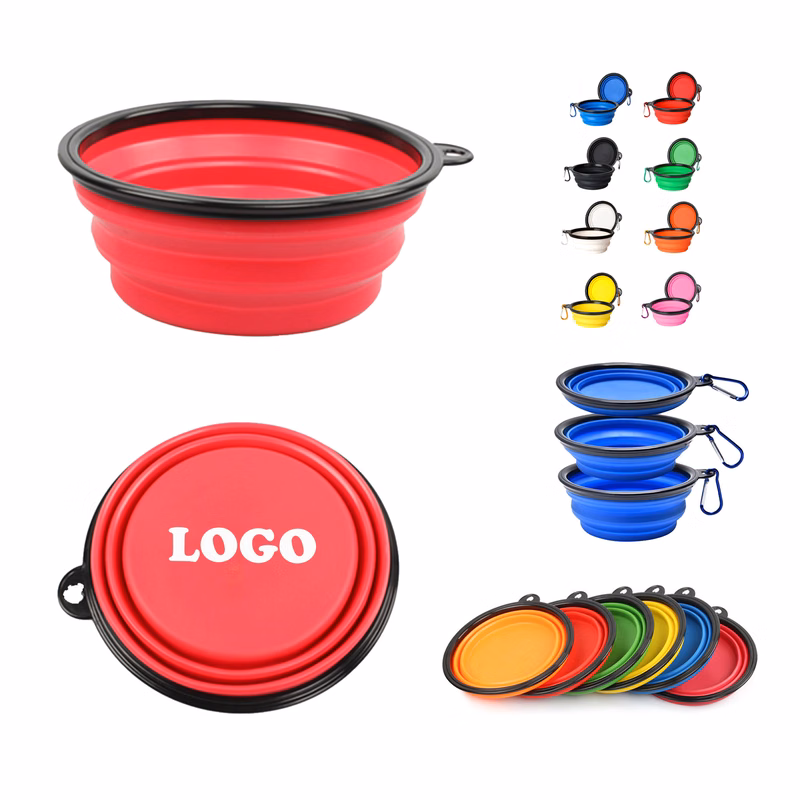 MOQ 5 pcs Foldable Feeding Dish