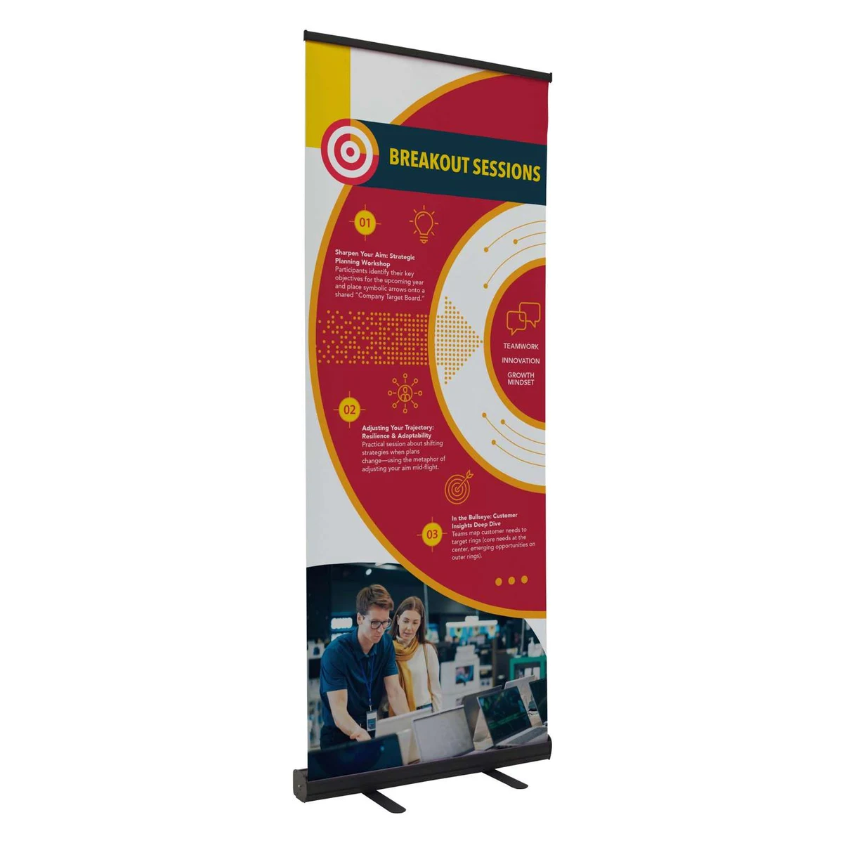 31.5" Economy Retractor Kit (No-Curl Hybrid Media) 1