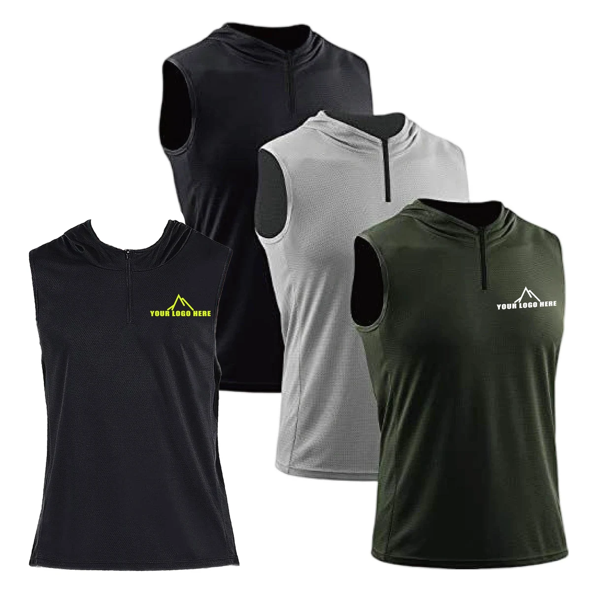 Mens Athletic Hooded Top 1