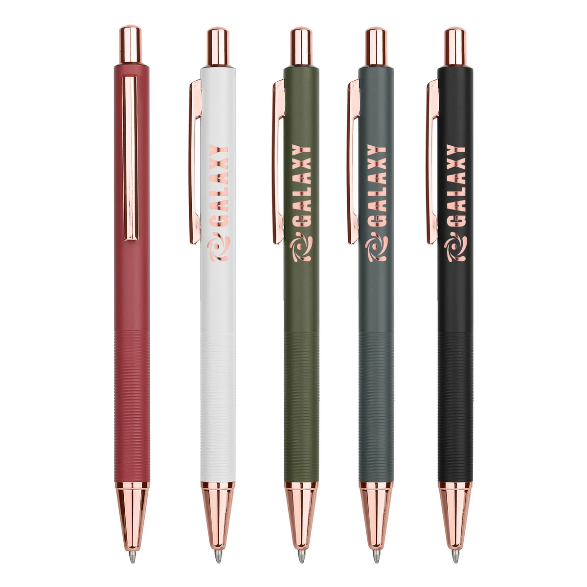 Rose Gold Aluminum Pens - Laser Engraved - Metal Pen 1