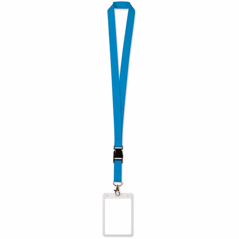 Lanyards with Card Holder - Blue