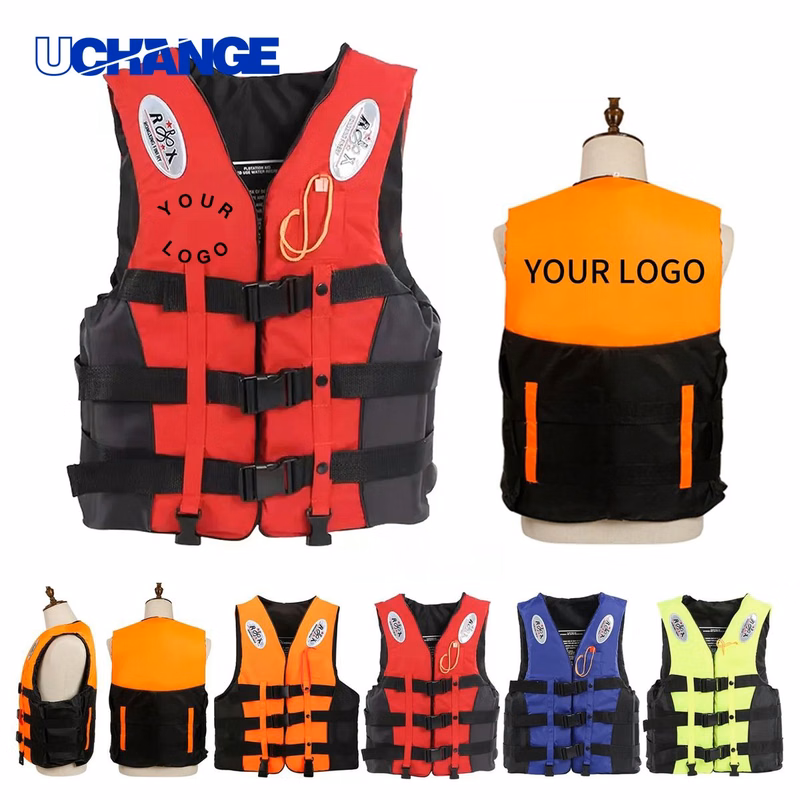 Waterproof Oxford Safety Life Jacket with Adjustable Straps for Boating
