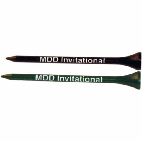 3 1/4" Silkscreened Golf Tees