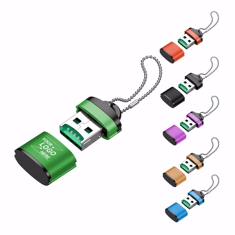 Portable TF Card Reader Keychain