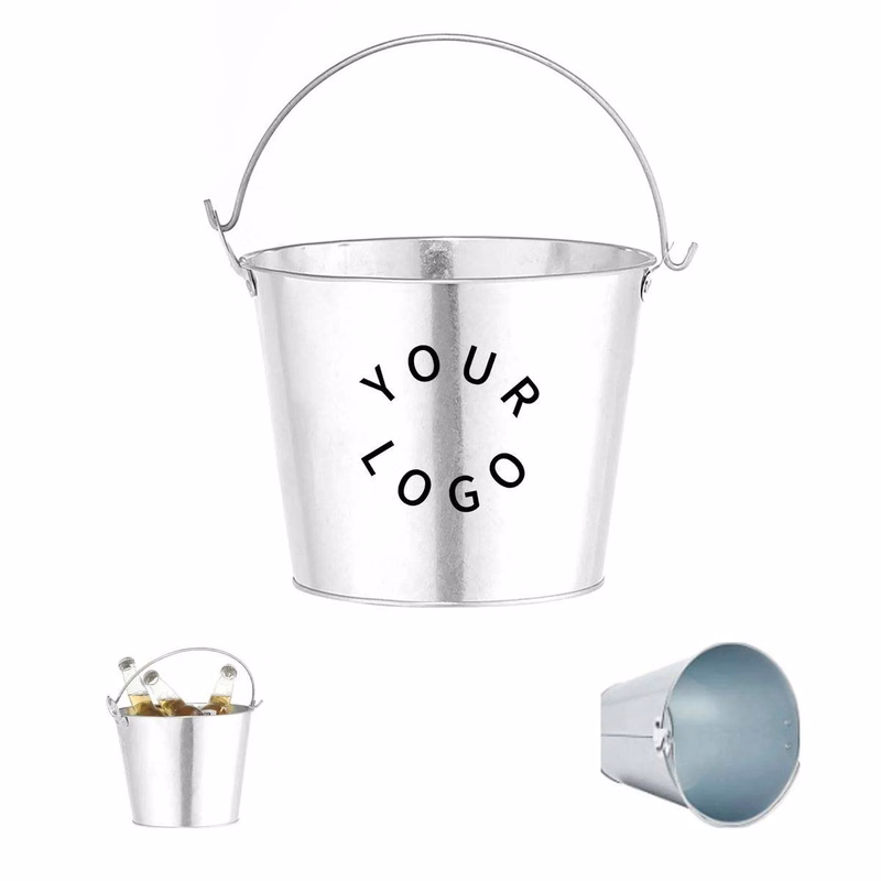 Durable Metal Ice Bucket for Beverages and Events