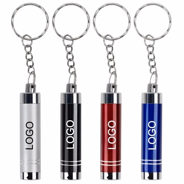 Mini LED Flashlight Aluminum Alloy Keychain