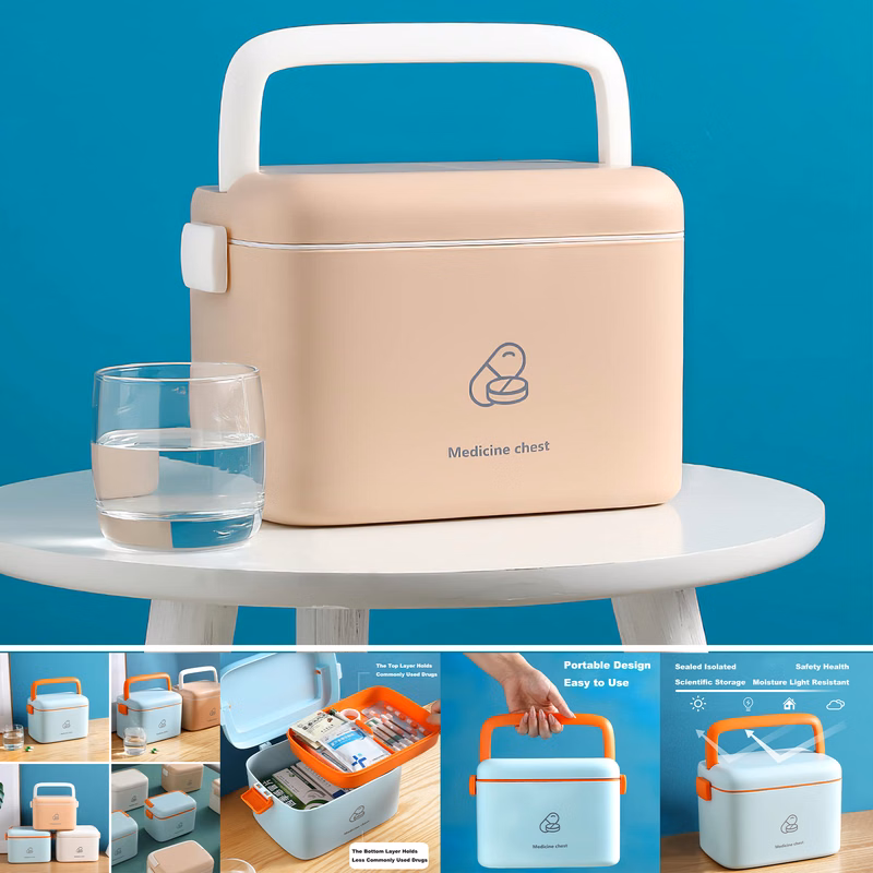 Plastic First Aid Kits Storage Box