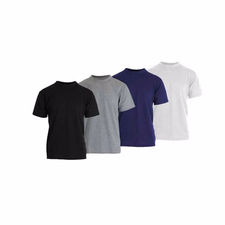 Men's Crew Neck Pocket Tees - White Small