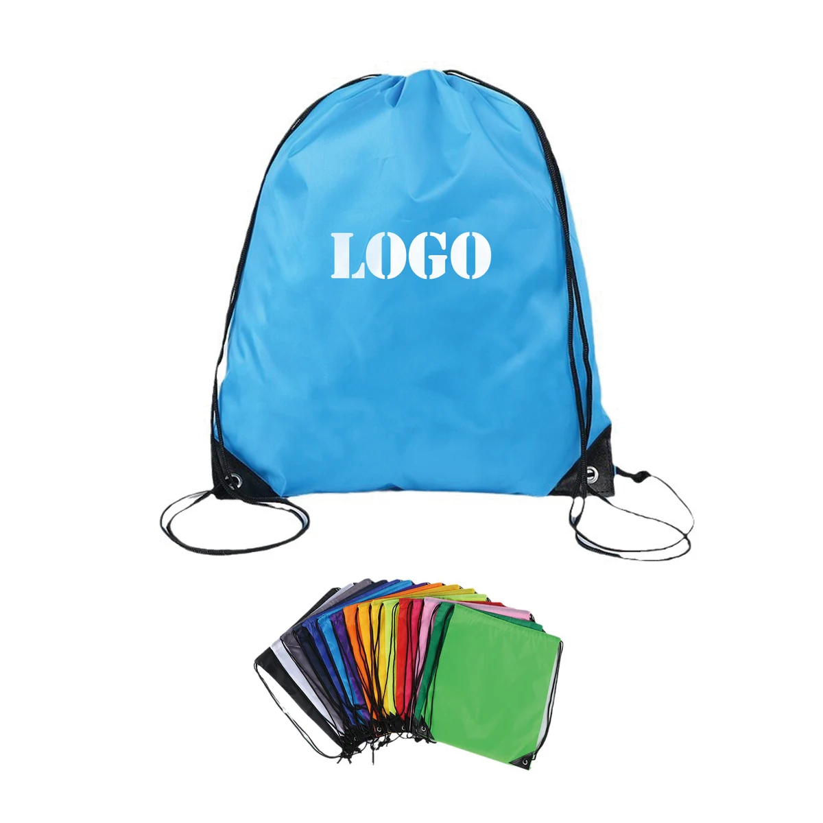 Oxford Cloth Drawstring Backpack 1