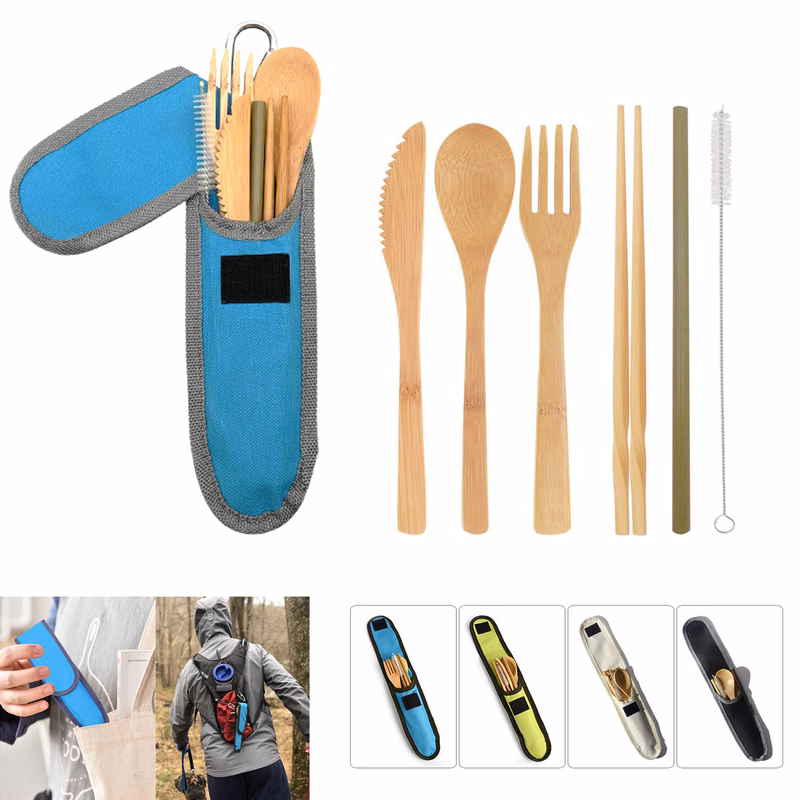 Reusable Bamboo Utensils Set
