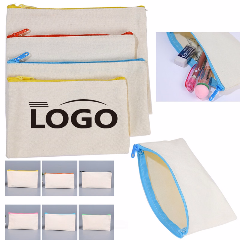 Simple Canvas Pencil Case