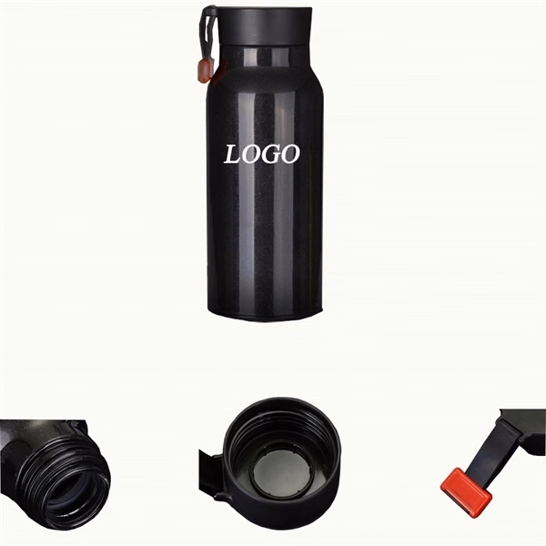 13oz Double Wall Glass Bottle