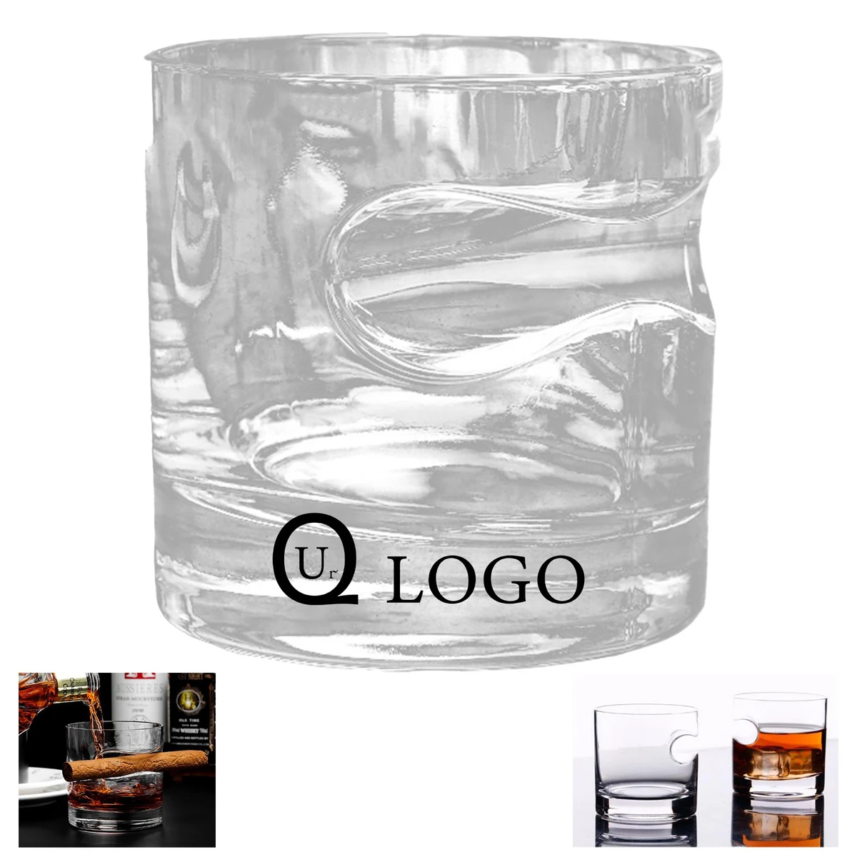 380Ml Round Cigar Whiskey Glass Cup 1