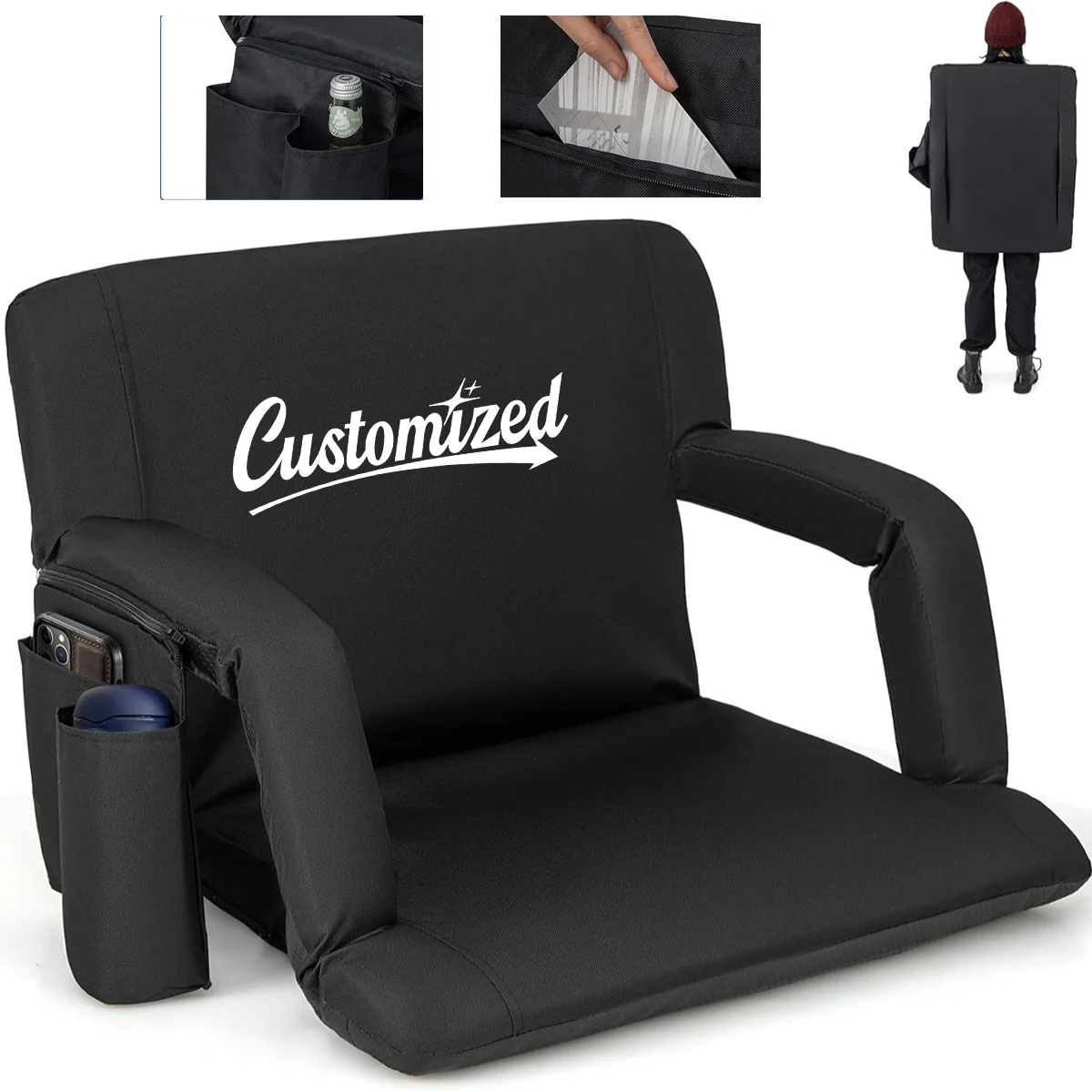 Heated Foldable Portable Outdoor Recliner Chair 1