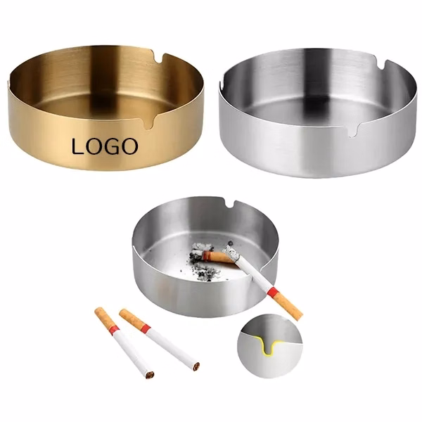 Thick Stainless Steel Ashtray