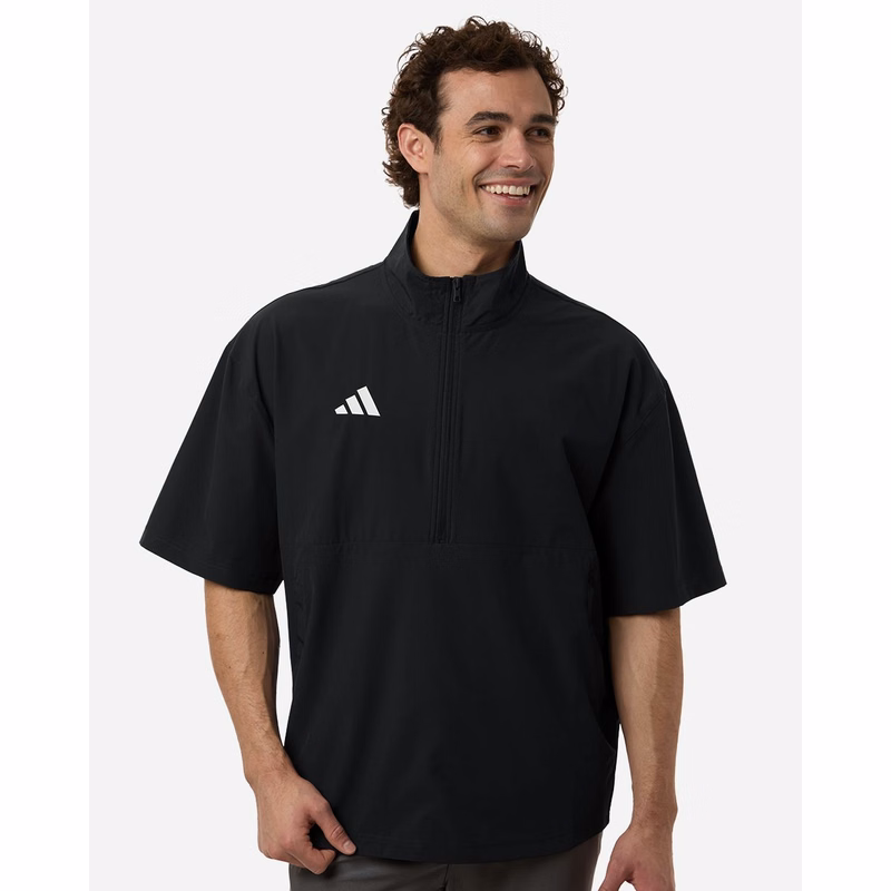Men's Short Sleeve Quarter-Zip Pullover - AT505