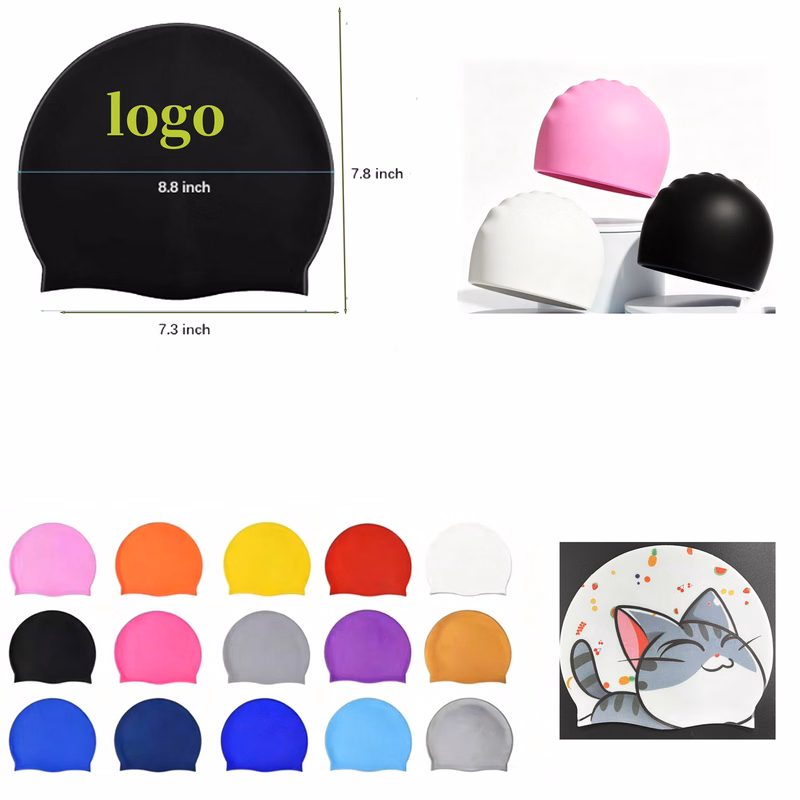 Waterproof Silicone Swim Cap