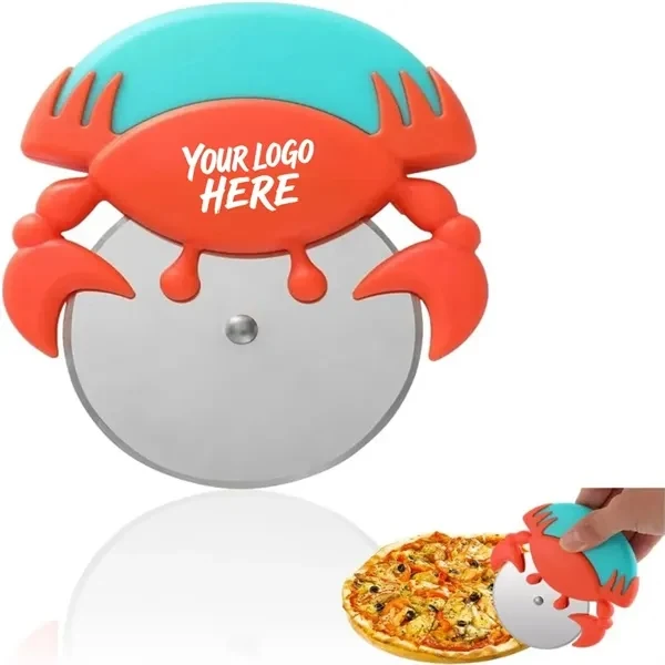 Custom Crab-Shaped Pizza Cutter 3.94"x4.72" — Creative Kitchen Tool Giveaway 1