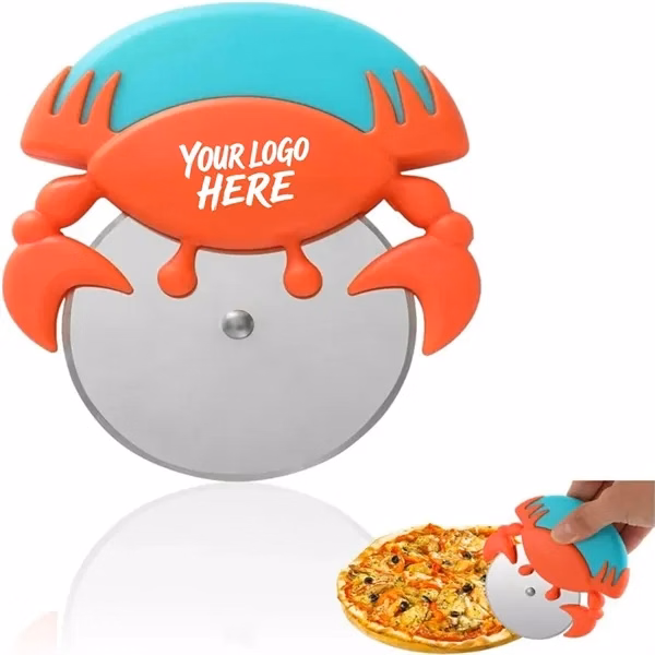 Custom Crab-Shaped Pizza Cutter 3.94"x4.72" — Creative Kitchen Tool Giveaway